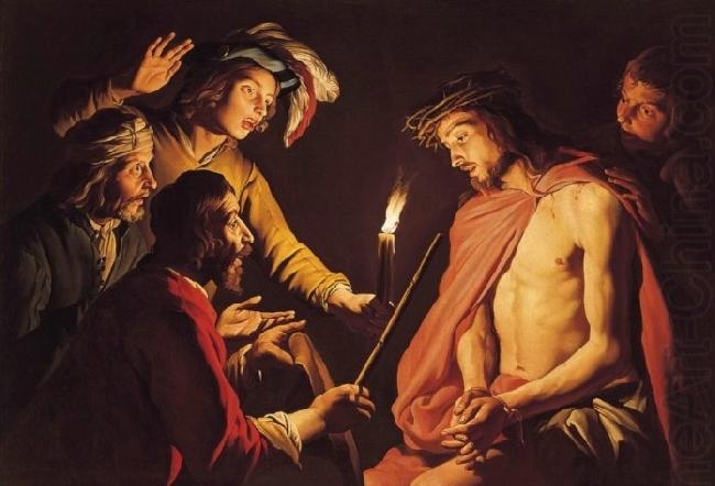 Matthias Stomer Christ Crowned with Thorns china oil painting image